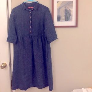 Pyne & Smith Midnight blue stripe size medium. EUC. 19.5 inches PTP.